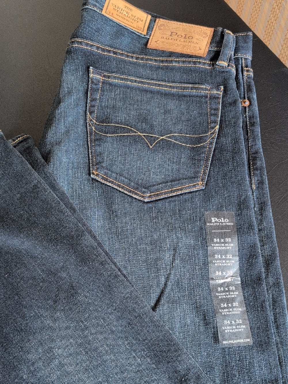 Polo by Ralph Lauren Men’s Dark Blue Denim Jeans